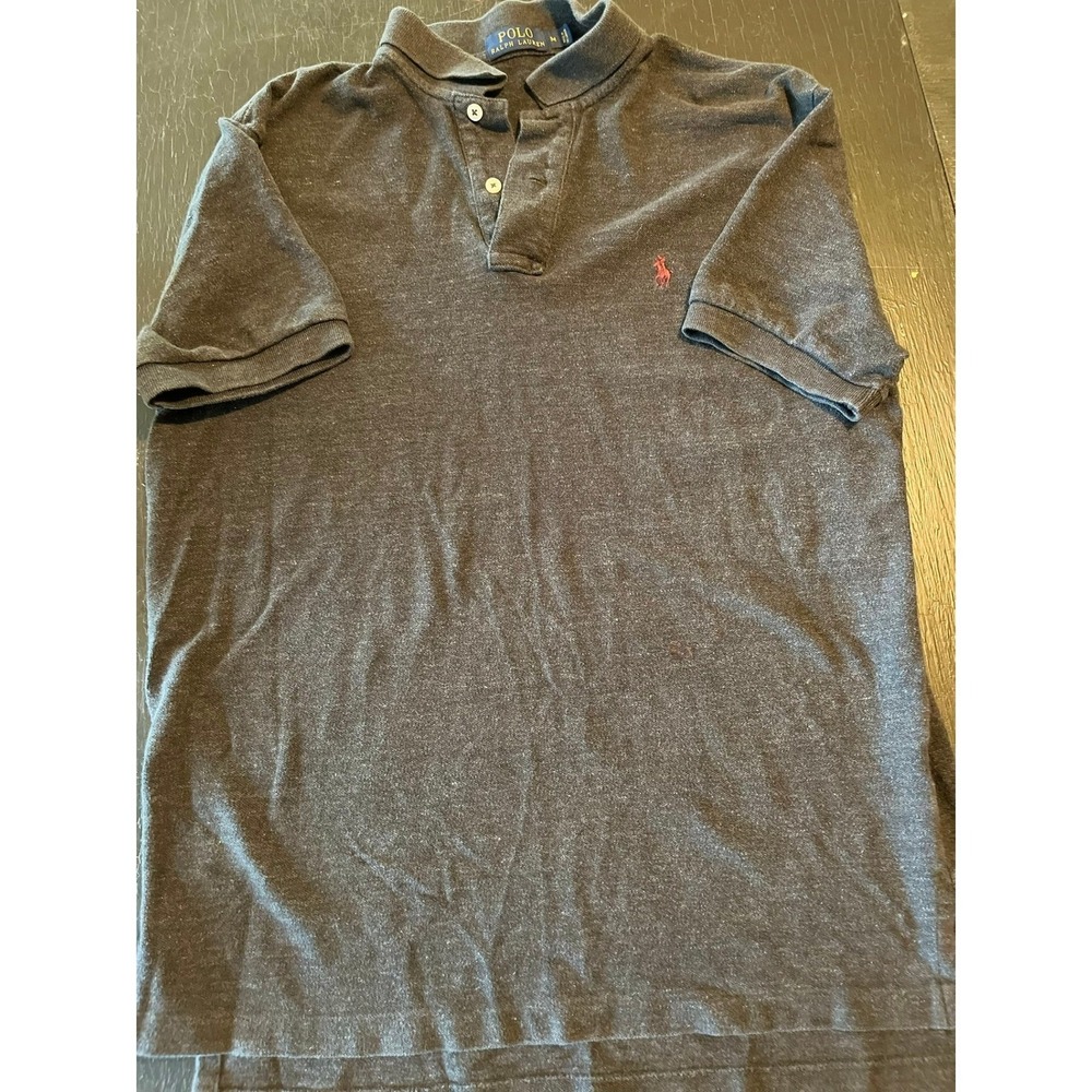 Polo Ralph Lauren Mens black Polo‎ Shirt Short Sleeve Casual Classic